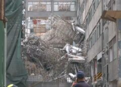 Colapsa edificio en San Antonio Abad; reportan personas atrapadas bajo escombros